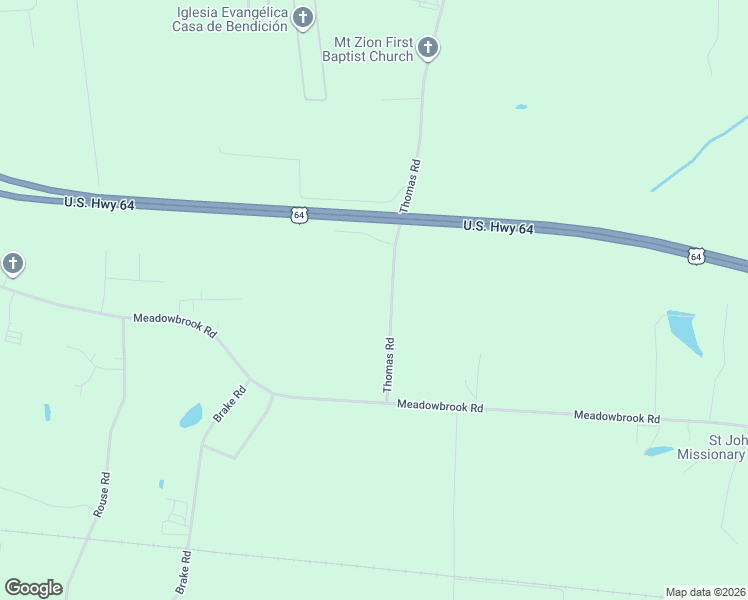 map of restaurants, bars, coffee shops, grocery stores, and more near 822 Thomas Road in Rocky Mount