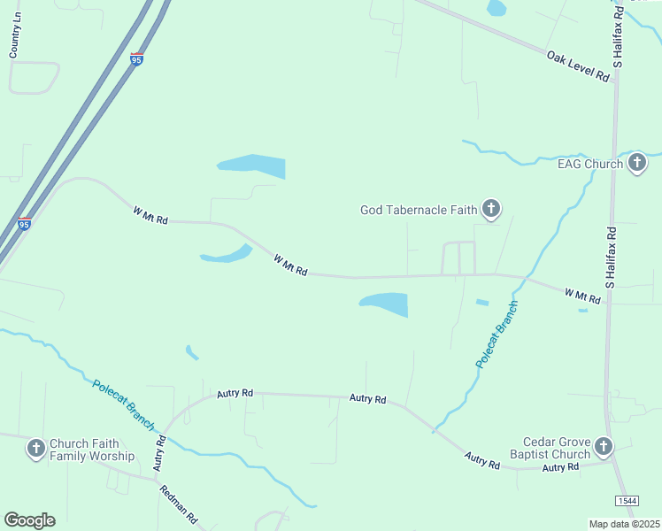 map of restaurants, bars, coffee shops, grocery stores, and more near West Mount Road in Rocky Mount