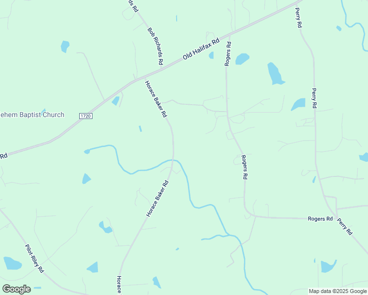 map of restaurants, bars, coffee shops, grocery stores, and more near 177 Horace Baker Road in Zebulon