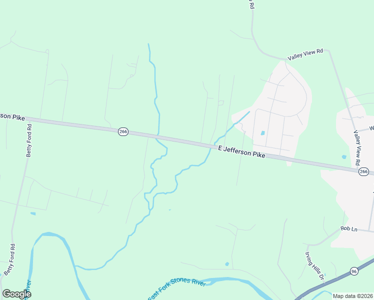 map of restaurants, bars, coffee shops, grocery stores, and more near 3388 East Jefferson Pike in Lascassas