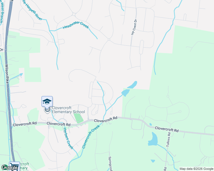 map of restaurants, bars, coffee shops, grocery stores, and more near 2231 Georgian Circle in Franklin