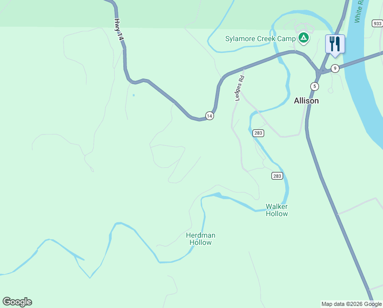 map of restaurants, bars, coffee shops, grocery stores, and more near 303 Bluffs Drive in Mountain View