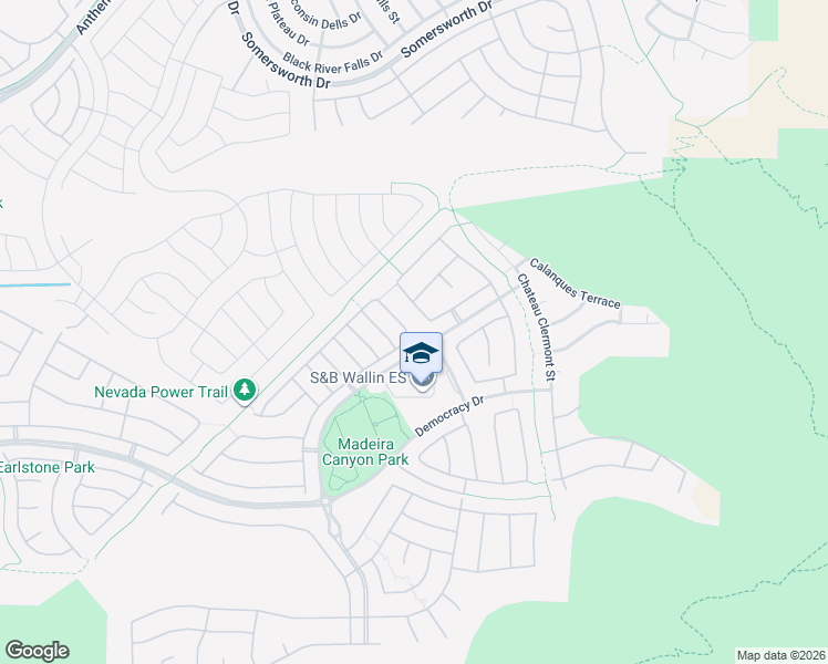 map of restaurants, bars, coffee shops, grocery stores, and more near 2652 Courgette Way in Henderson