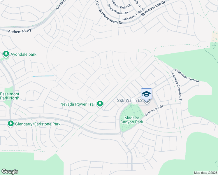 map of restaurants, bars, coffee shops, grocery stores, and more near 2591 Starlight Valley Street in Henderson