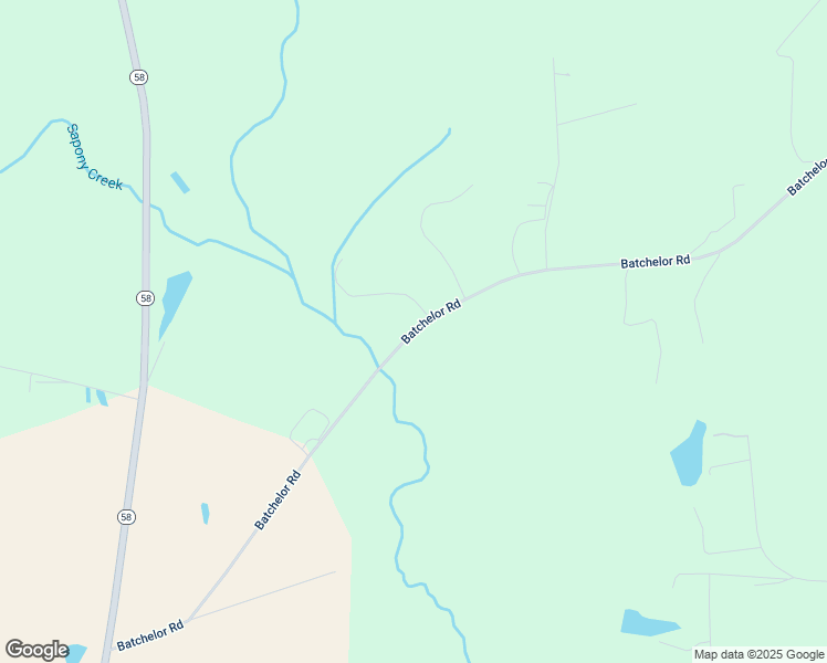 map of restaurants, bars, coffee shops, grocery stores, and more near Batchelor Road in Nash County