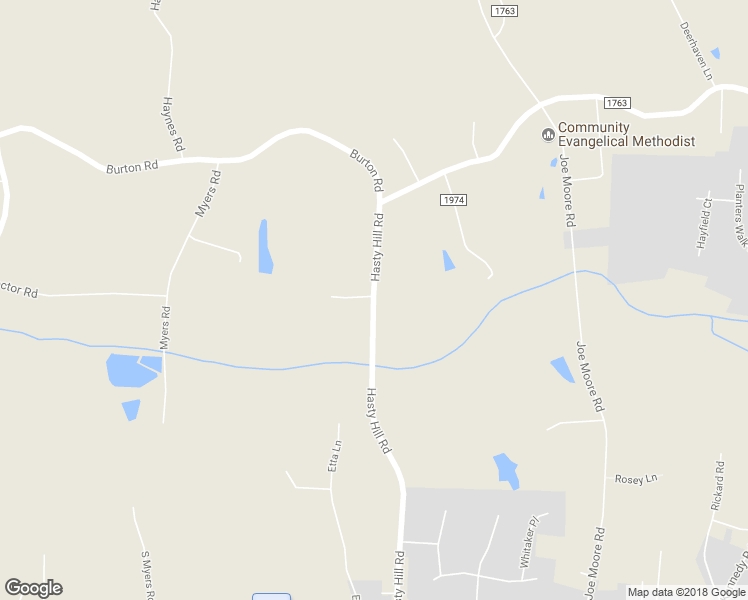 map of restaurants, bars, coffee shops, grocery stores, and more near 1022 Hasty Hill Road in Thomasville