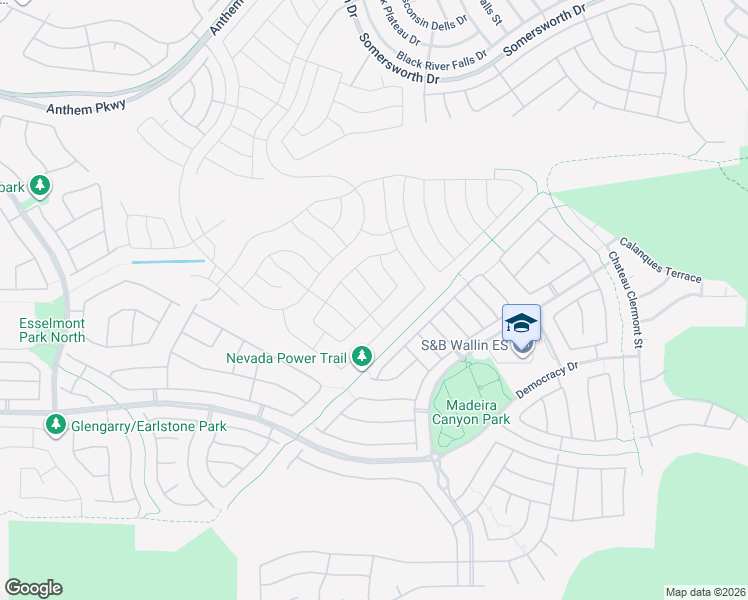 map of restaurants, bars, coffee shops, grocery stores, and more near 2603 Sargon Street in Henderson