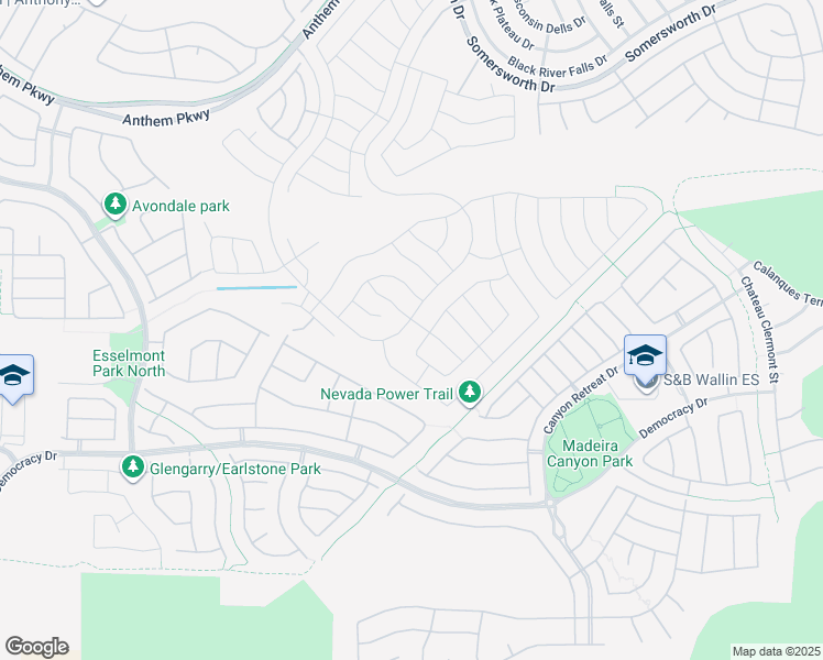 map of restaurants, bars, coffee shops, grocery stores, and more near 2651 Solera Moon Drive in Henderson