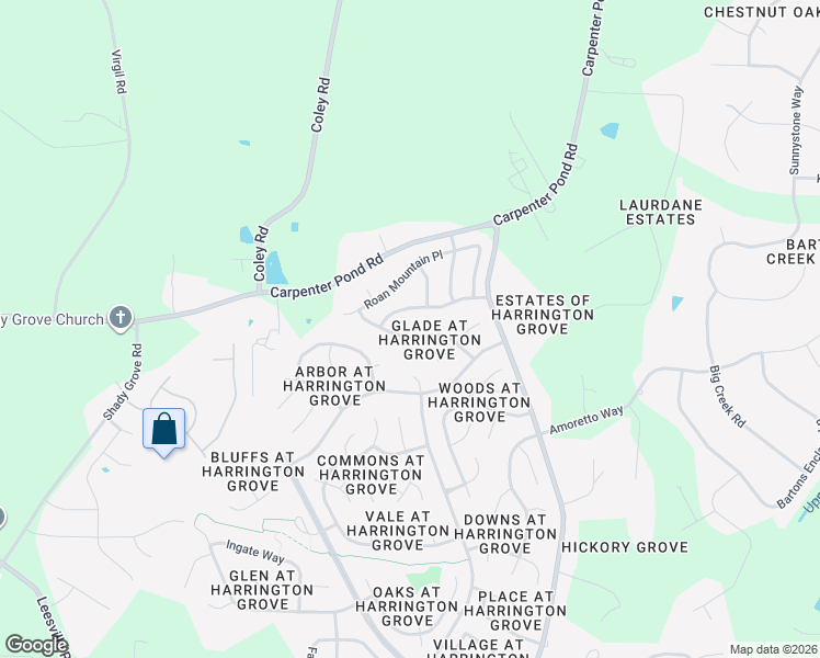 map of restaurants, bars, coffee shops, grocery stores, and more near 5428 Stewartby Drive in Raleigh