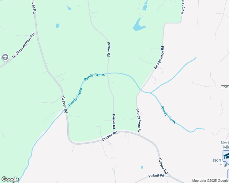 map of restaurants, bars, coffee shops, grocery stores, and more near 412 Berrier Road in Lexington