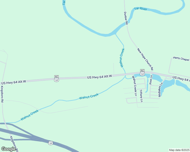 map of restaurants, bars, coffee shops, grocery stores, and more near 8712 U.S. 64 Alternate in Tarboro