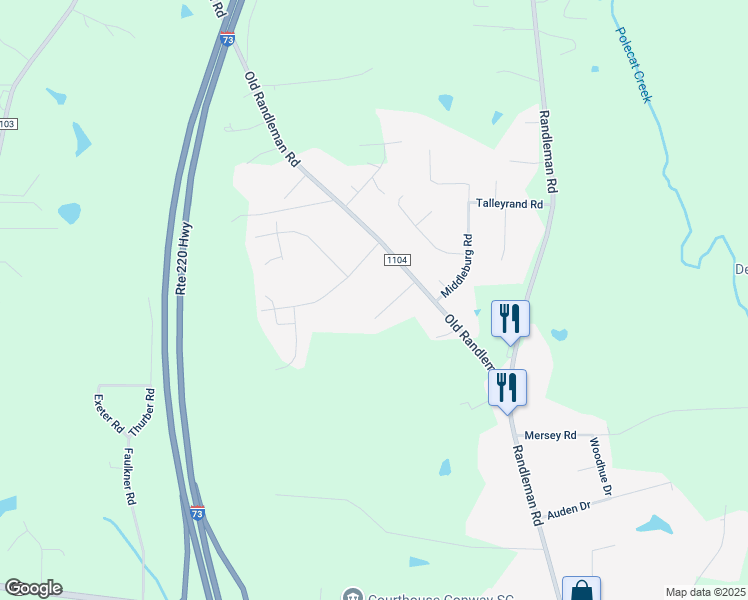 map of restaurants, bars, coffee shops, grocery stores, and more near 6905 Harvest Glen Drive in Greensboro