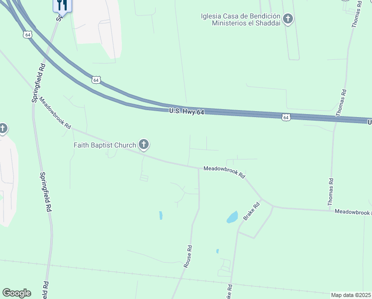 map of restaurants, bars, coffee shops, grocery stores, and more near 104 Fort Street in Rocky Mount