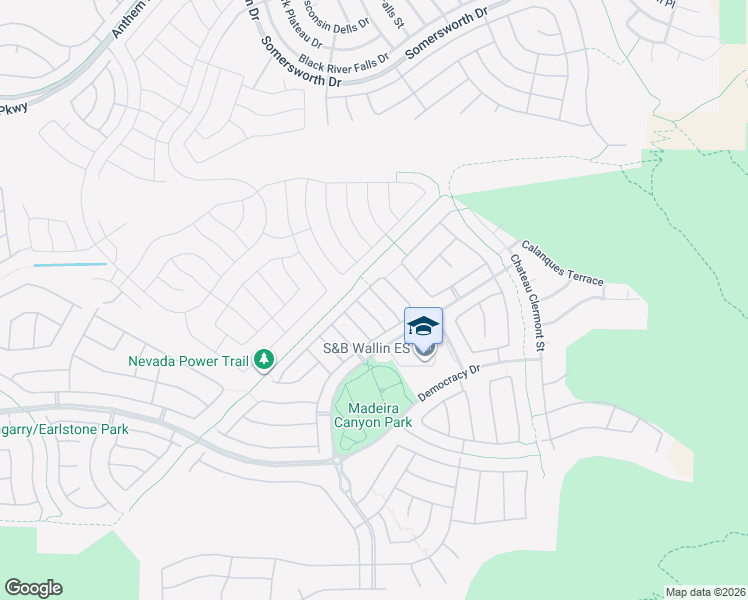 map of restaurants, bars, coffee shops, grocery stores, and more near 2312 Rue Bienville Way in Henderson