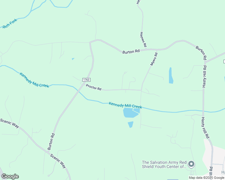 map of restaurants, bars, coffee shops, grocery stores, and more near Proctor Road in Davidson County