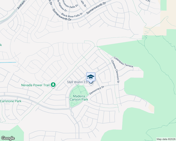 map of restaurants, bars, coffee shops, grocery stores, and more near 2640 Courgette Way in Henderson