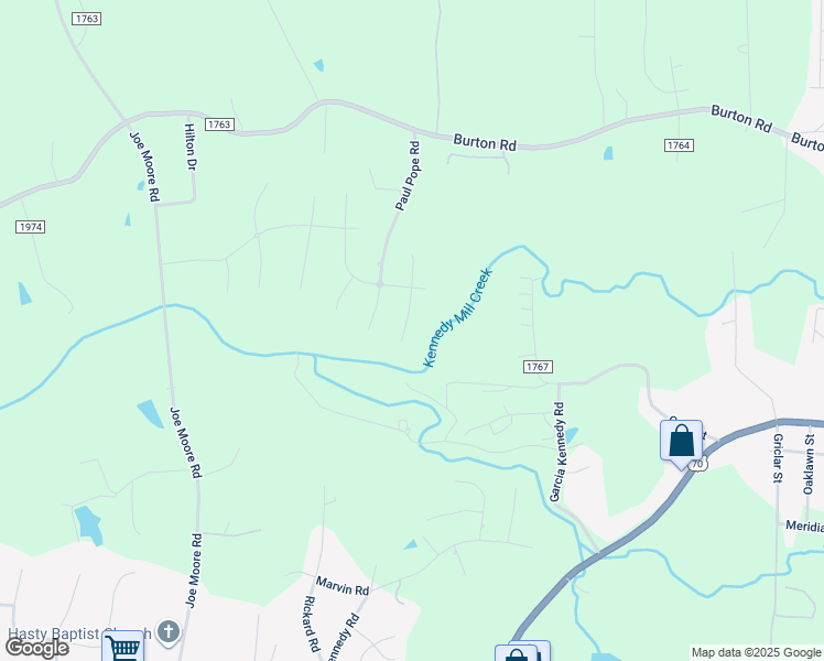 map of restaurants, bars, coffee shops, grocery stores, and more near 2936 Grassy Knoll Circle in Thomasville