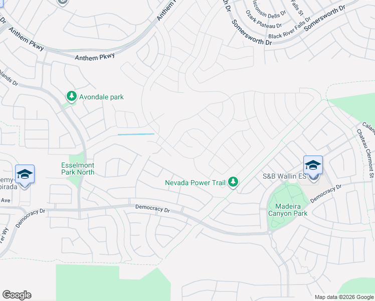 map of restaurants, bars, coffee shops, grocery stores, and more near 2542 Venus Star Street in Henderson