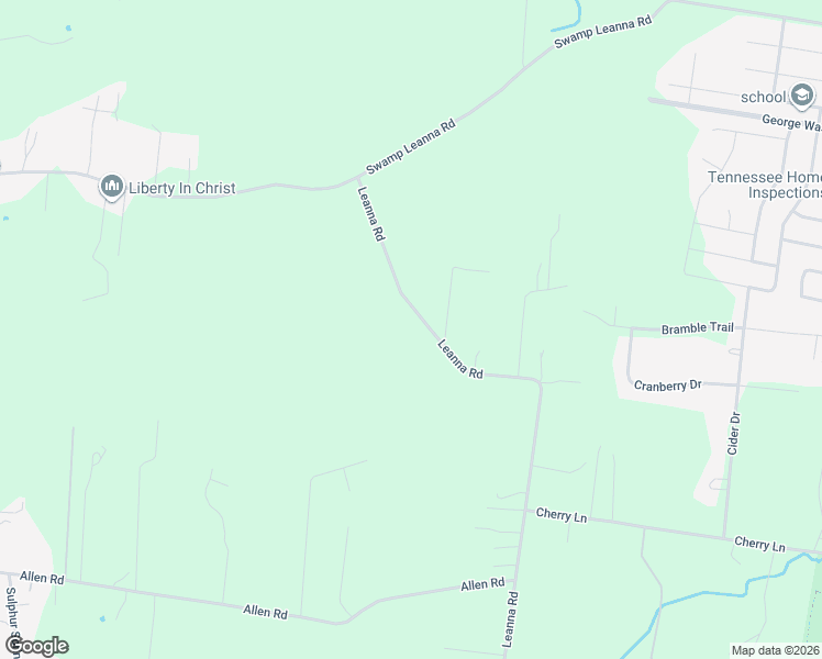 map of restaurants, bars, coffee shops, grocery stores, and more near 4081 Leanna Road in Murfreesboro