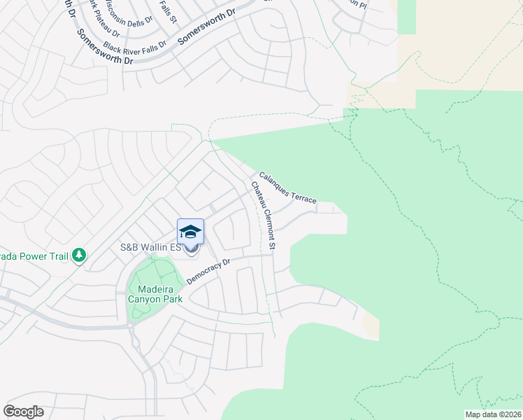 map of restaurants, bars, coffee shops, grocery stores, and more near 2589 Chateau Clermont Street in Henderson