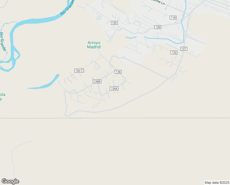 map of restaurants, bars, coffee shops, grocery stores, and more near 17 County Road 126A in Española