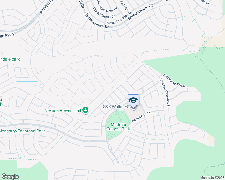 map of restaurants, bars, coffee shops, grocery stores, and more near 2617 Darda Street in Henderson