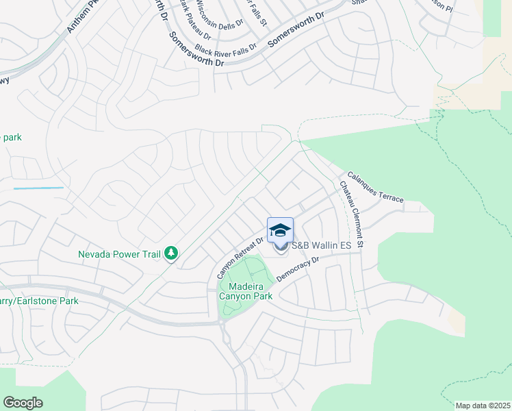 map of restaurants, bars, coffee shops, grocery stores, and more near 2617 Courgette Way in Henderson
