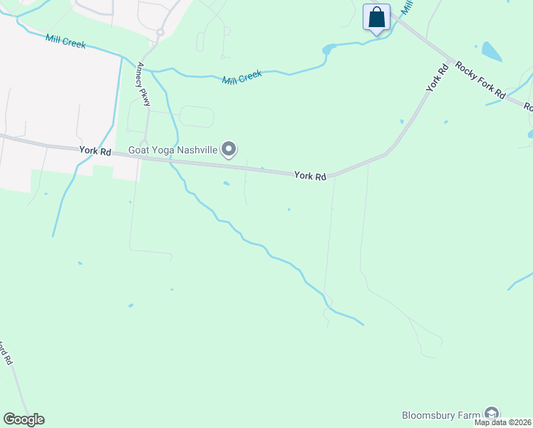 map of restaurants, bars, coffee shops, grocery stores, and more near 2635 York Road in Nolensville