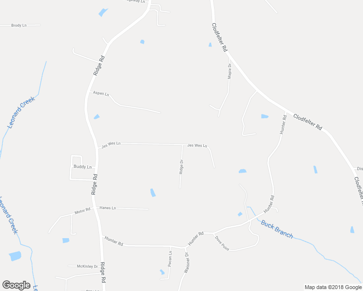 map of restaurants, bars, coffee shops, grocery stores, and more near 498 Jes Wes Lane in Lexington