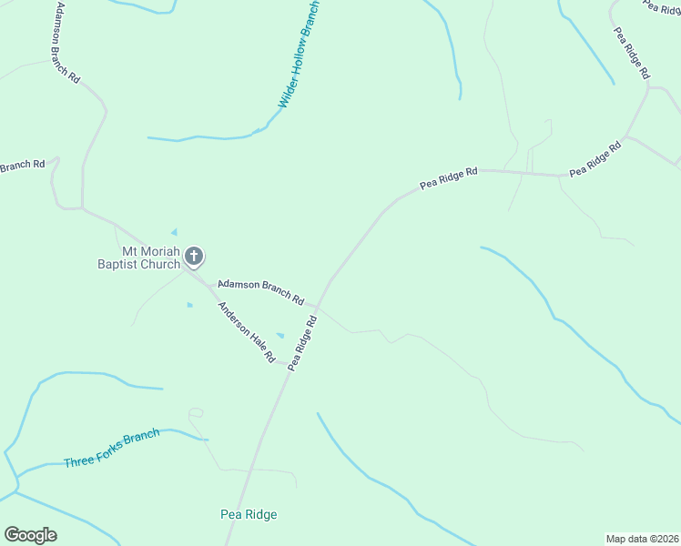 map of restaurants, bars, coffee shops, grocery stores, and more near Pea Ridge Road in Liberty