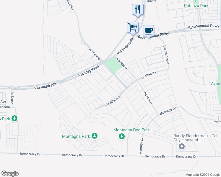 map of restaurants, bars, coffee shops, grocery stores, and more near 2567 Speyburn Avenue in Henderson