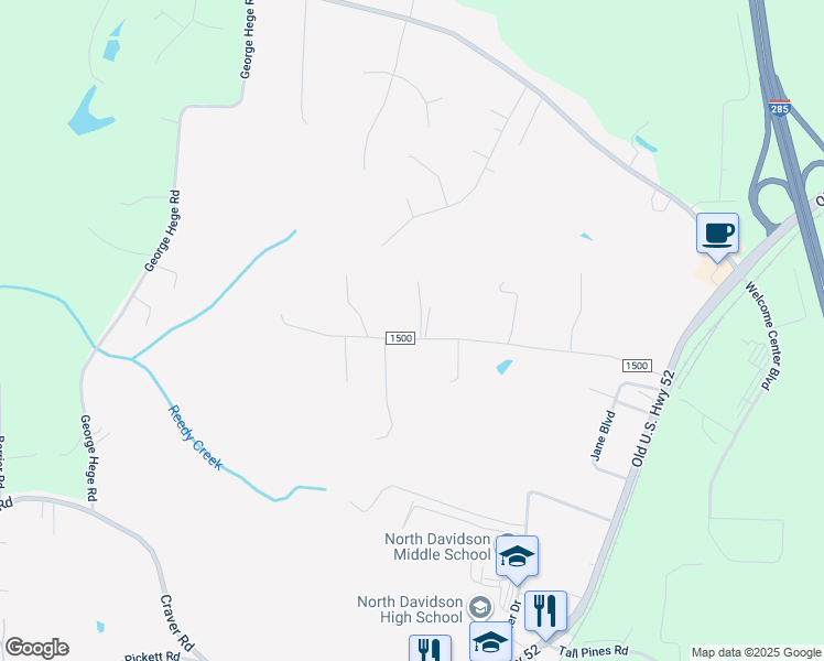 map of restaurants, bars, coffee shops, grocery stores, and more near 672 Zimmerman Road in Lexington