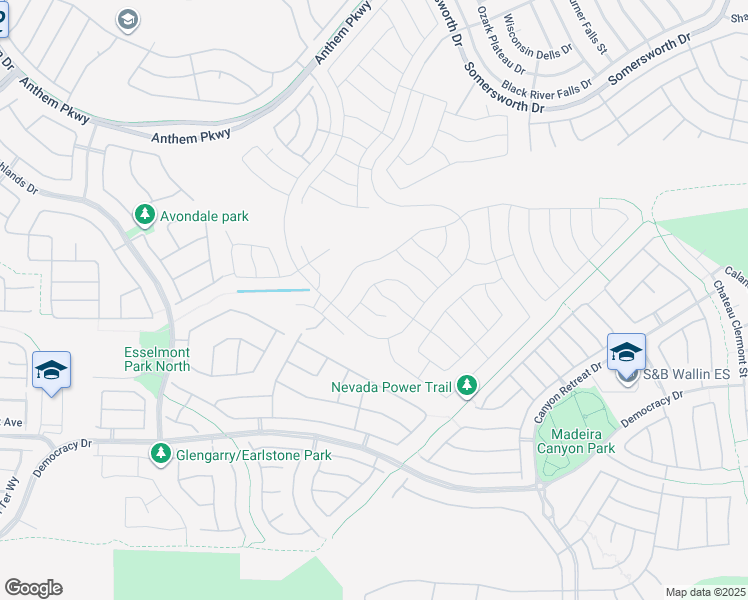 map of restaurants, bars, coffee shops, grocery stores, and more near 2542 Venus Star Street in Henderson