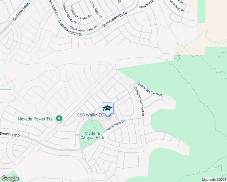 map of restaurants, bars, coffee shops, grocery stores, and more near 2284 Montferrat Lane in Henderson