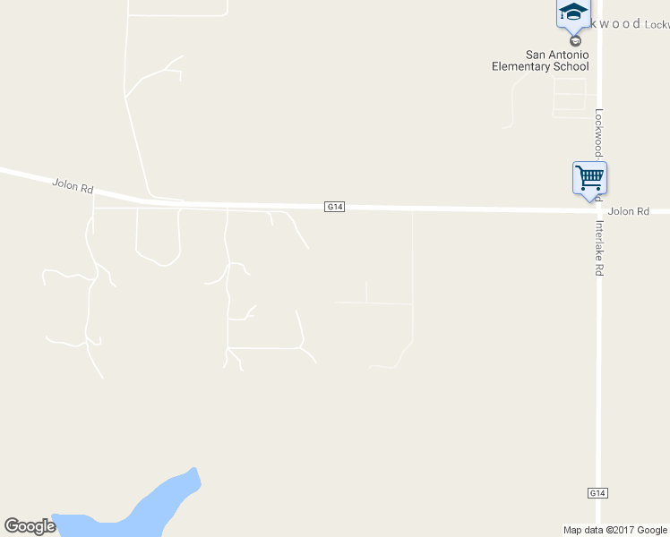 map of restaurants, bars, coffee shops, grocery stores, and more near 68002 Jolon Road in Lockwood