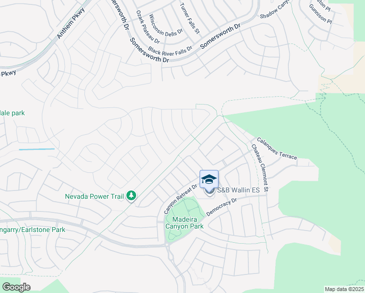 map of restaurants, bars, coffee shops, grocery stores, and more near 2319 Bildad Drive in Henderson