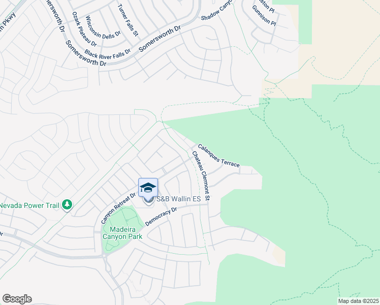 map of restaurants, bars, coffee shops, grocery stores, and more near 2548 Calanques Terrace in Henderson