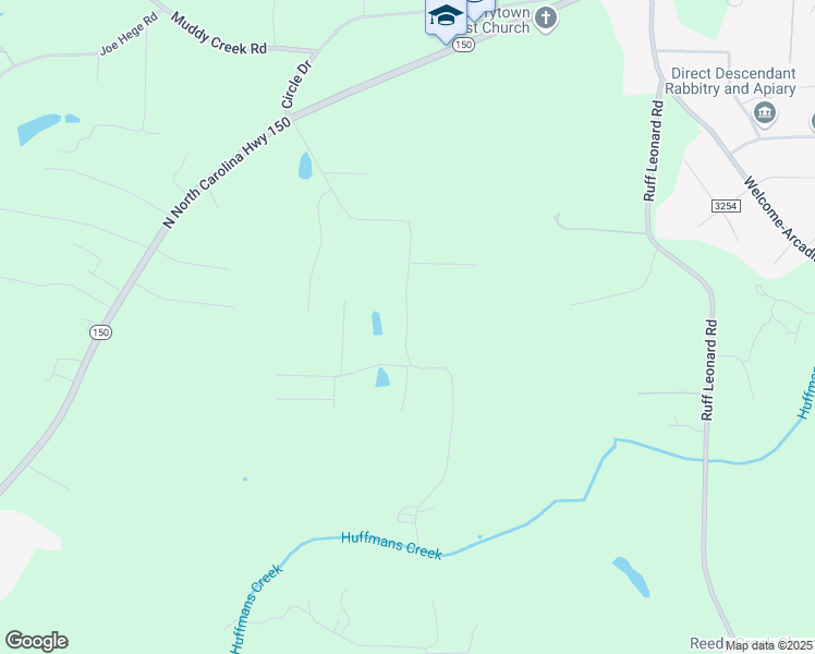 map of restaurants, bars, coffee shops, grocery stores, and more near Hege Drive in Lexington