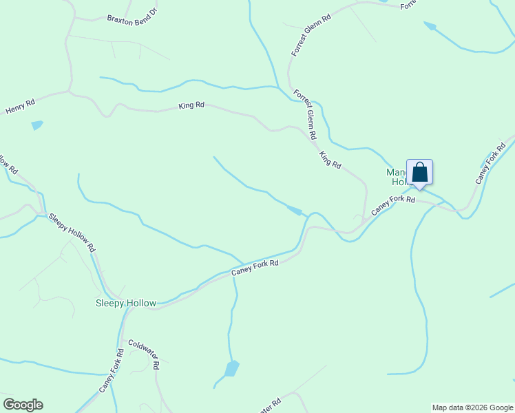 map of restaurants, bars, coffee shops, grocery stores, and more near 7580 Caney Fork Road in Fairview