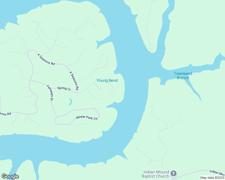 map of restaurants, bars, coffee shops, grocery stores, and more near 290 Spring Circle in Smithville