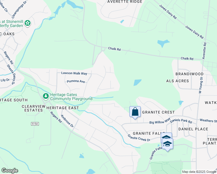 map of restaurants, bars, coffee shops, grocery stores, and more near 2900 Pluton Place in Rolesville