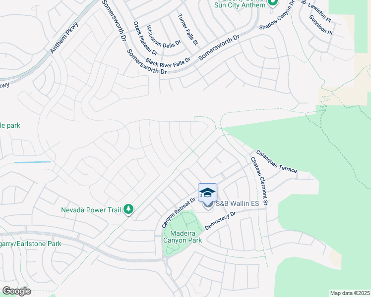 map of restaurants, bars, coffee shops, grocery stores, and more near 2561 Crater Rock Street in Henderson