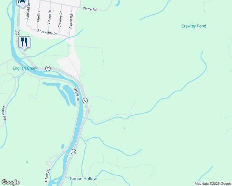 map of restaurants, bars, coffee shops, grocery stores, and more near 145 Hidden Mountain Way in Newport