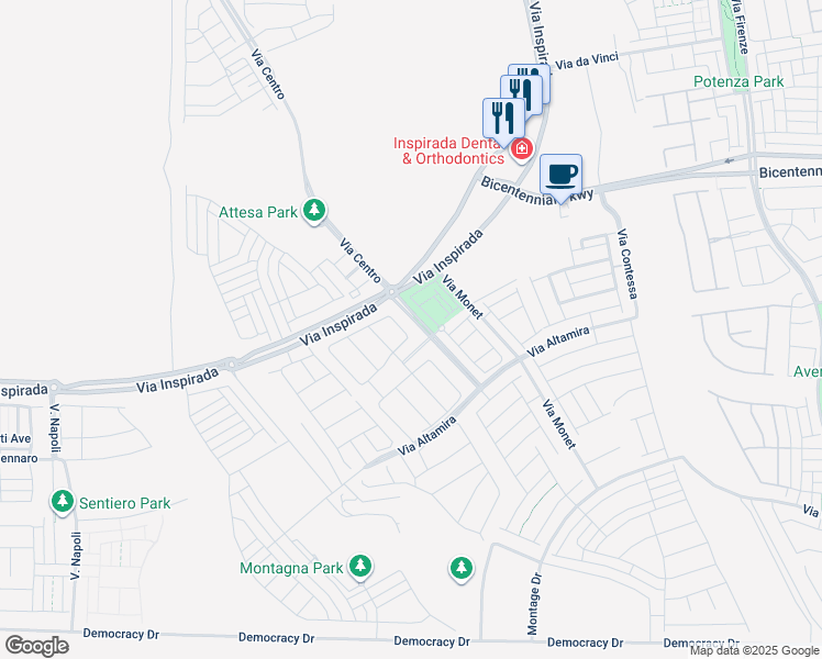 map of restaurants, bars, coffee shops, grocery stores, and more near 3357 Carsebridge Drive in Henderson
