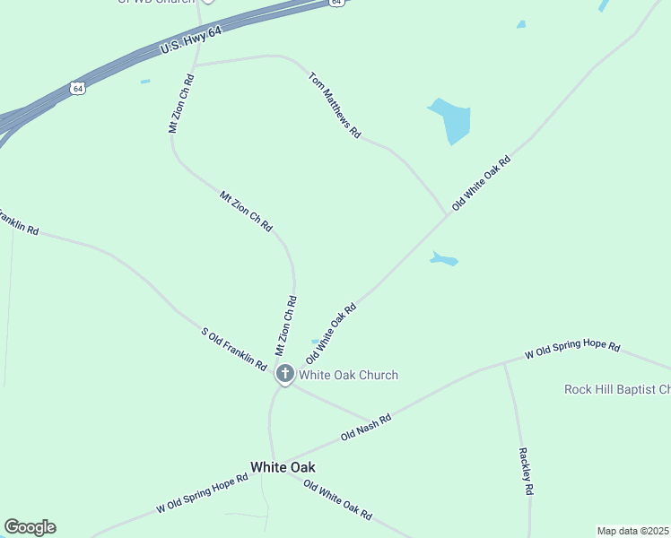 map of restaurants, bars, coffee shops, grocery stores, and more near Old White Oak Road in Nashville
