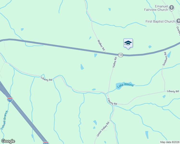 map of restaurants, bars, coffee shops, grocery stores, and more near 2931 Fairview Boulevard in Fairview