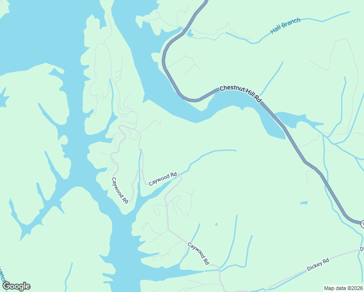 map of restaurants, bars, coffee shops, grocery stores, and more near 165 Haley Way in Dandridge