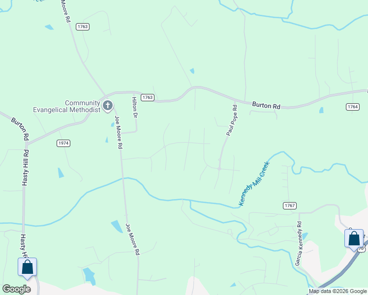 map of restaurants, bars, coffee shops, grocery stores, and more near 3671 Hayfield Court in Thomasville