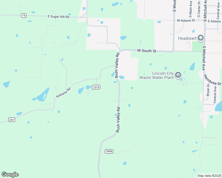 map of restaurants, bars, coffee shops, grocery stores, and more near 19805 Ridgecrest Road in Lincoln