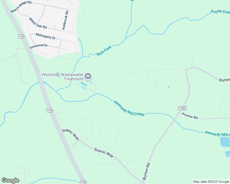 map of restaurants, bars, coffee shops, grocery stores, and more near North Carolina 109 in Thomasville